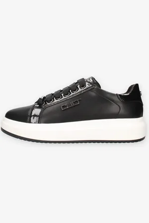 Cult T-003-BLACK Young Sneakers nere