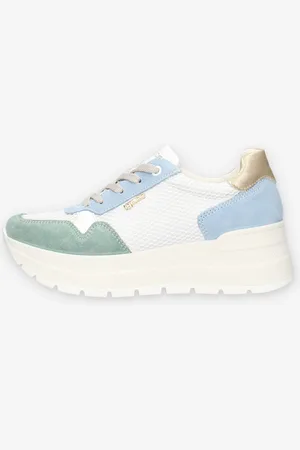 IGI&CO 7661811-MENTA/CERULEO Sneakers multicolor da donna