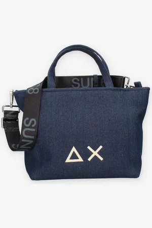 sun68 Z35262-07NAVY Shopping piccola in denim