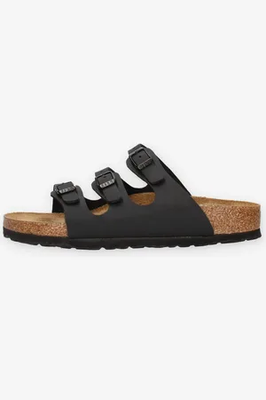 Birkenstock 0053013-BLACK Florida SFB Sandali scalzati neri (calzata stretta)