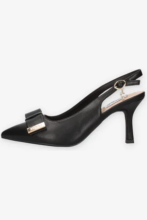 Ferre F-030-BLACK10 Decolletè nere aperte dietro