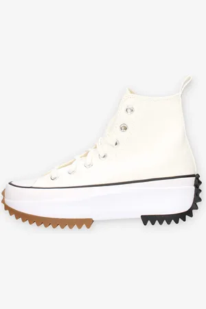 Converse 166799C Run Star Hike Hi Sneakers alte bianche platform