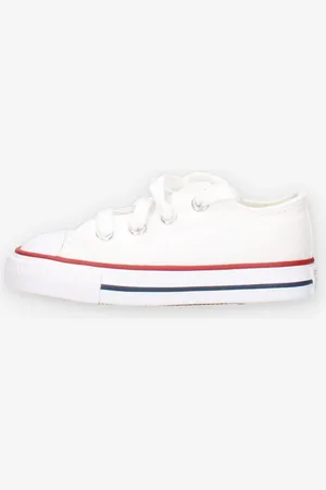 Converse 7J256C Infant Chuck Taylor Sneakers basse bianche