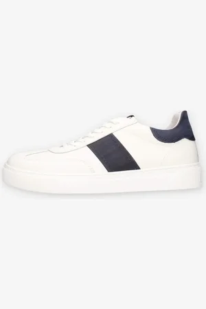 Nero Giardini E500691U-707 Sneakers bianche e blu da uomo