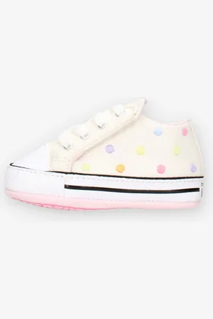 Converse A10768C Chuck Taylor All Star Cribster Mid Sneakers basse beige da culla