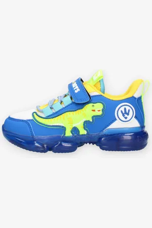 Bull Boys DNAR5008A00-BIRY T-REX Sneakers blu da bimbo con luci