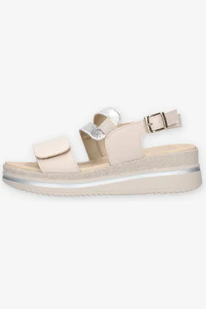 VALLEVERDE V32101- Sandali beige e da donna