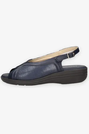 Clia Walk COMFORT374-BLU Sandali blu da donna