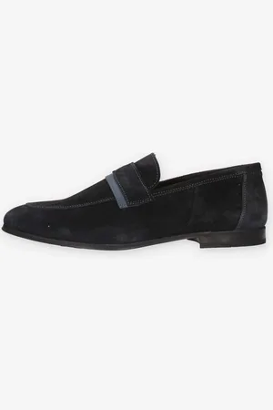 Exton 168-CAM-NAP-BLU Mocassini blu da uomo