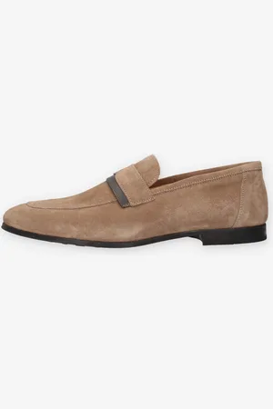 Exton 168-CAM-NAP-TAUPE Mocassini taupe da uomo
