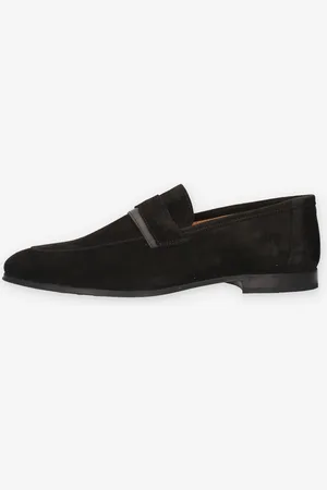 Exton 168-CAM-NAP- Mocassini neri da uomo