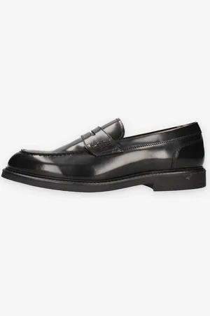 Nero Giardini E500600U-100 Mocassini neri da uomo