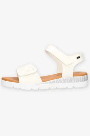 VALLEVERDE 24201-BIANCO Sandali bianchi da donna