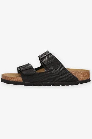 Birkenstock 1029560-BLACK Arizona Sandali scalzati bassi neri (calzata stretta)