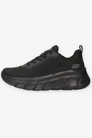 Skechers 117385-BBK Bobs B flex Hi Flying Sneakers nere da donna