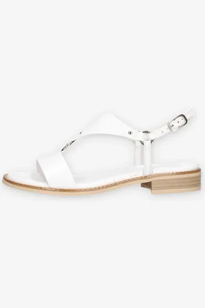 Nero Giardini E513420D-707 Sandali bassi bianchi da donna