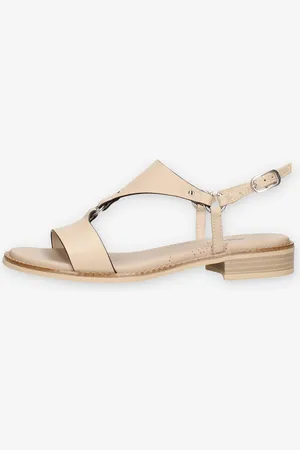 Nero Giardini E513420D-453 Sandali bassi beige da donna