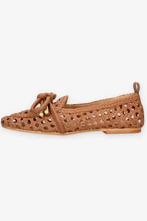 Parodi Shoes 53/2031-CAMEL Mocassini camel da donna