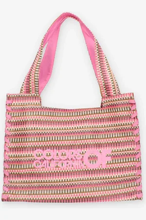 Colors of California HC.HOLLY-PINKN Borsa a spalla rosa in raffia
