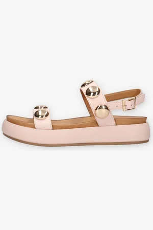 Inuovo A96048-BLUSH Sandali rosa con borchie