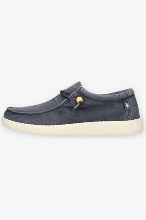 WALKINPITAS WP150-WALLABI-WASHED-15PER Slip on blu da uomo
