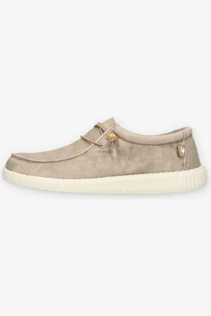 WALKINPITAS WP150-WALLABI-WASHED-57BEI Slip on beige da uomo