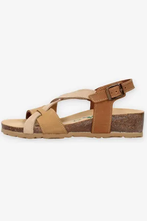 BioNatura 12A826-IM-NABMTO Sandali tortora da donna
