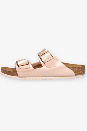 Birkenstock 1012478 Arizona Kids Sandali scalzati rame da bimba (calzata stretta)