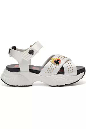 ED HARDY Donna Sandali - Sneakers Flaming sandal white