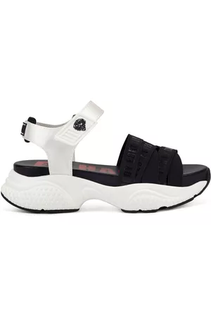 ED HARDY Donna Sandali - Sneakers Overlap sandal black/white