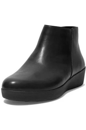 FitFlop Donna Stivaletti - Stivaletti SUMI LEATHER ANKLE BOOTS ALL BLACK