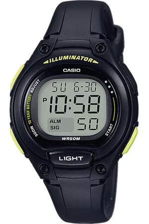 Casio Donna Orologi - Orologio Digitale LW-203-1BVE, Quartz, 35mm, 5ATM