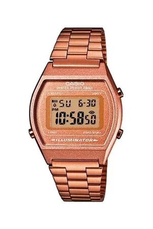 Casio Orologi Vintage - Orologio Misto Analogico-Digitale Orologio Vintage unisex acciaio oro rosa