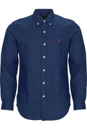 Ralph Lauren Camicia a maniche lunghe CHEMISE COUPE DROITE EN LIN