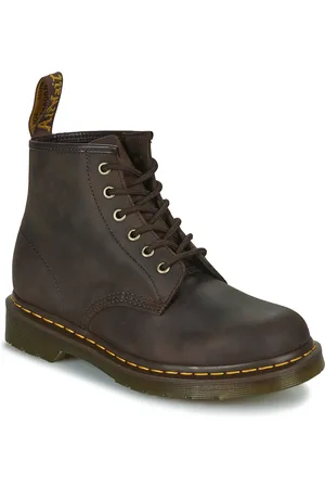 Dr. Martens Stivaletti 101 DARK BROWN CRAZY HORSE