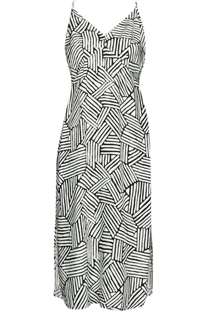 Superdry Abito Lunghi VINTAGE MIDI HALTER SLIP DRESS