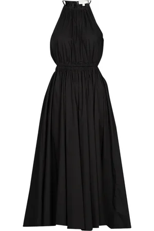 Michael Kors Abito Lunghi HALTER CTN MIDI DRESS