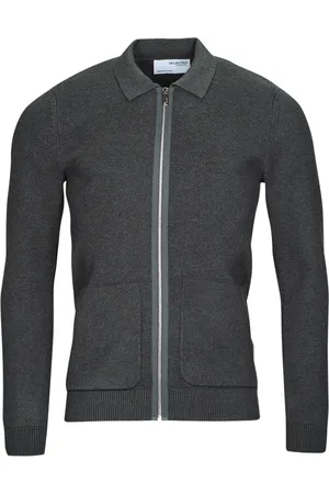 SELECTED Gilet / Cardigan SLHTORONTO LS KNIT ZIP UP SHIRT