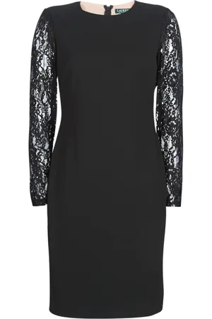 Ralph Lauren Abito corto LACE PANEL JERSEY DRESS