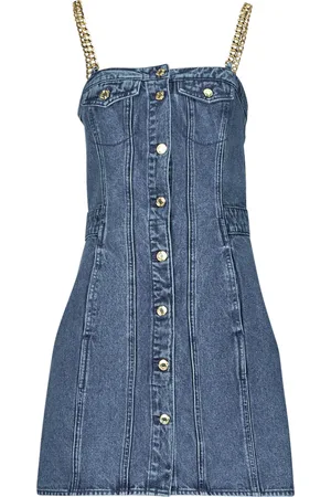 Michael Kors Abito corto CHAIN STRAP DENIM DRESS