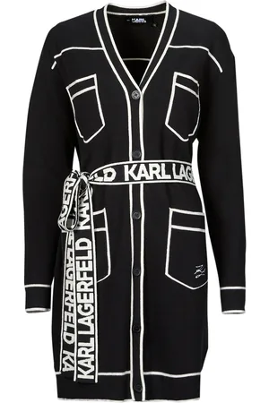 Karl Lagerfeld Gilet / Cardigan BRANDED BELTED CARDIGAN