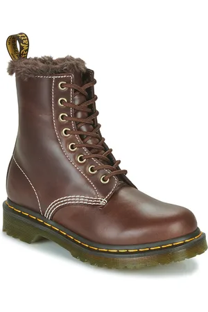 Dr. Martens Stivaletti 1460 SERENA DARK BROWN CLASSIC PULL UP