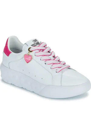 Moschino Sneakers basse FUXIA HEART+GOLD