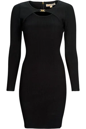 Michael Kors Abito corto EMPIRE HW CUTOUT RIB DRS