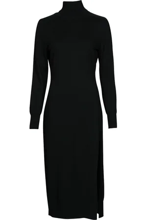Michael Kors Abito Lunghi TURTLE NK SLIT MIDI DRS