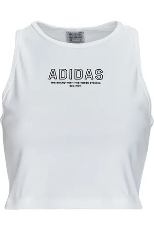 adidas T-shirt Crop Top WHITE