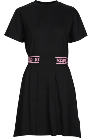 Karl Lagerfeld Abito corto JERSEY DRESS W/LOGO WAIST