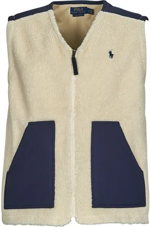 Ralph Lauren Felpa POLAIRE SHERPA ZIPPEE SANS MANCHE