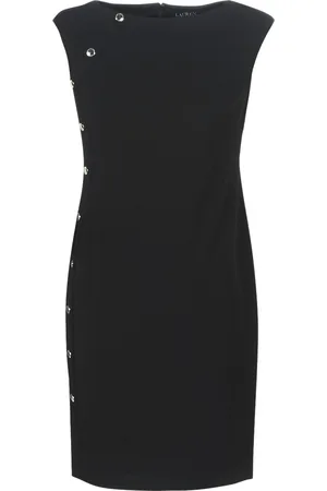Ralph Lauren Abito corto BUTTON-TRIM CREPE DRESS