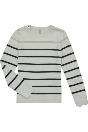 ONLY Maglione bambina KOGELISA LS BUTTON O-NECK CS KNT